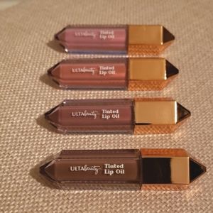 New Set 4 tinted lip oils Lipstick Lips Lip Stick